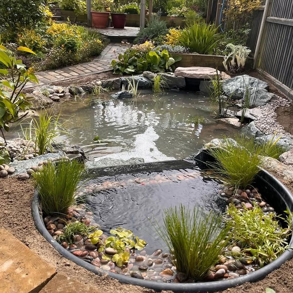 Pond and water feature work, Loughton