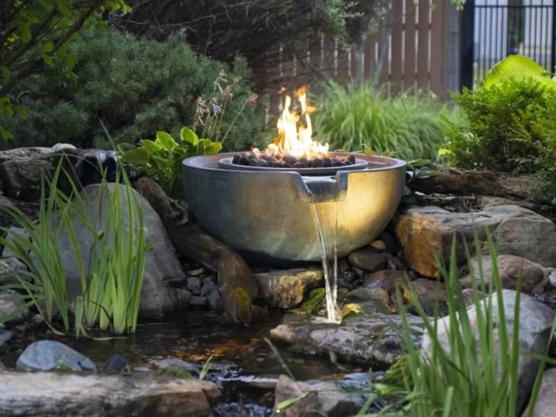 Single Spillway Flaming bowl
