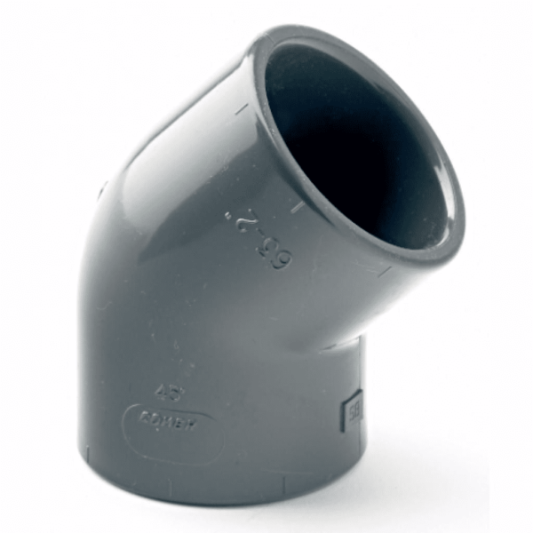 Imperial PVC elbow (45°) - PN16