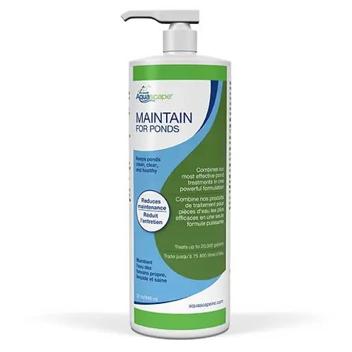 Maintain for ponds
